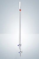 Микробюретка Банга Hirschmann 2 : 0,01 мл, класс AS, с линией Шеллбаха, светлое стекло, синяя градуировка, стеклянные краны