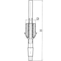 Затвор высокий ЗВ-14/23
