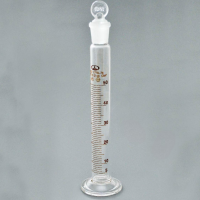 Цилиндр 2-50-2 на стекл. осн., с пришл. пробк.