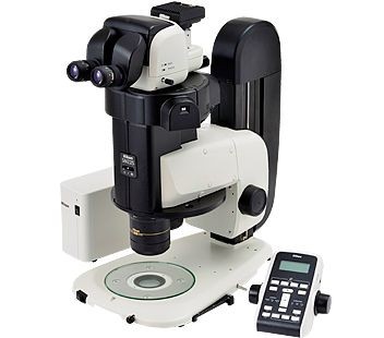 Микроскоп стерео, до 315 x, по схеме Аббе, SMZ 25, Nikon