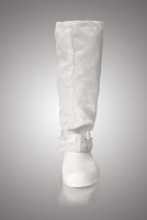 Бахилы для чистых помещений, высокие, на твердой отстегивающейся подошве, без молнии, ЛТО