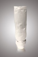 Бахилы для чистых помещений, высокие, на твердой отстегивающейся подошве, без молнии, ЛТО