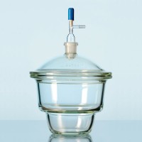 Эксикатор DURAN Group 0,7 л, 100x174 мм, вакуумный, с крышкой с краном, стекло