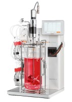 Биореактор клеточный, стеклянный сосуд 1,5 л, 3 л, 6 л, датчики рН и О2, барботирование воздухом и О2, N2, CO2, MFC 5 шт., 4 насоса, комплект, Minifors 2, Infors