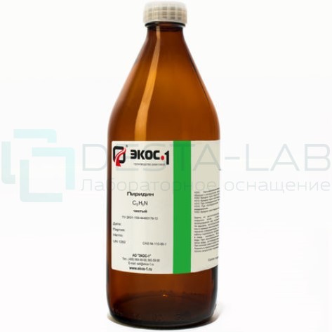 Пиридин чистый (Ч), бутылка 1 л.