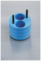 Адаптер для пробирок 100 мл, круглодонные, d 45 x 123 мм, на 2 места каждый, 4 шт/уп, Thermo FS