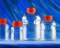 Бутыль 150 мл, ПС, d горла внешний 45 мм, стерильная, с углублениями 2 шт./уп., 24 шт./кор., Corning