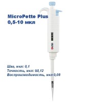 MicroPette Plus 0,5-10 мкл Одноканальный дозатор переменного объема