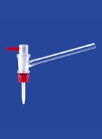 Кран для бюретки Lenz наклонный NS12,5, PTFE