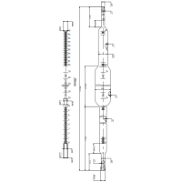 Бюретка 100 мл для определения примесей в хлоре эскиз 3-130