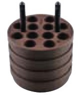 Адаптер для пробирок 14 мл, круглодонные, d 18 x 121 мм, на 12 мест каждый, 4 шт/уп, Thermo FS