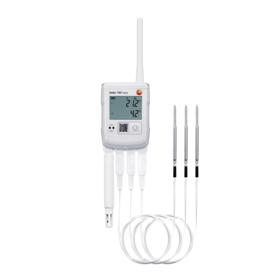 testo 150 TUC4 - Логгер данных с 4 разъёмами для зондов с разъёмом TUC