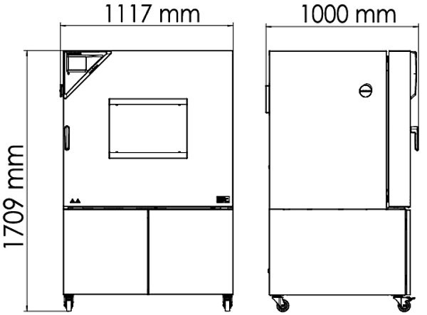 Климатическая камера Binder MK 240 с переменными климатическими условиями, объём 228 литрорв