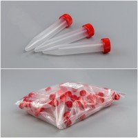 Пробирка полимерная коническая мерная с крышкой вместимостью 10 мл, п/п, нестерильная, уп.100 шт, Литопласт