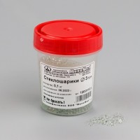 Стеклошарики d=3мм, уп.0,1 кг