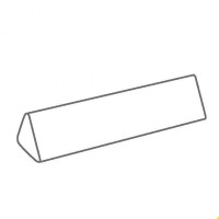 Магнитный перемешивающий элемент, тефлон, треугольный, 80х17 мм, Trika 80, 1 шт., IKA