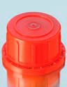 Крышка DURAN Group GL32 H, винтовая, красная, PP