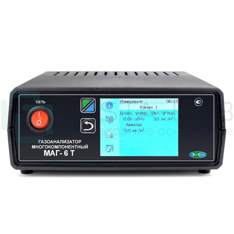 Газоанализатор многокомпонентный МАГ-6 Т-1 (4Р-2А, Еthernet)