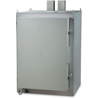 Муфельная электропечь ЭКПС-300 (+200/+1100 с многоступенчатым терморегулятором, выход на ЭВМ) эжекторная вытяжка