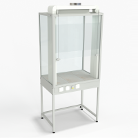 Шкаф демонстрационный напольный с электрикой 950х650х2245, раб. поверхность - КЕРАМИКА
