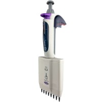 Восьмиканальный дозатор переменного объёма Stegler MVA-8-0,5-10 (8 каналов, 0,5-10 мкл, полностью автоклавируемый) с поверкой