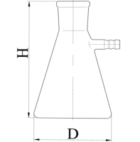 Колба 2-500-29/32 ТС Бунзена