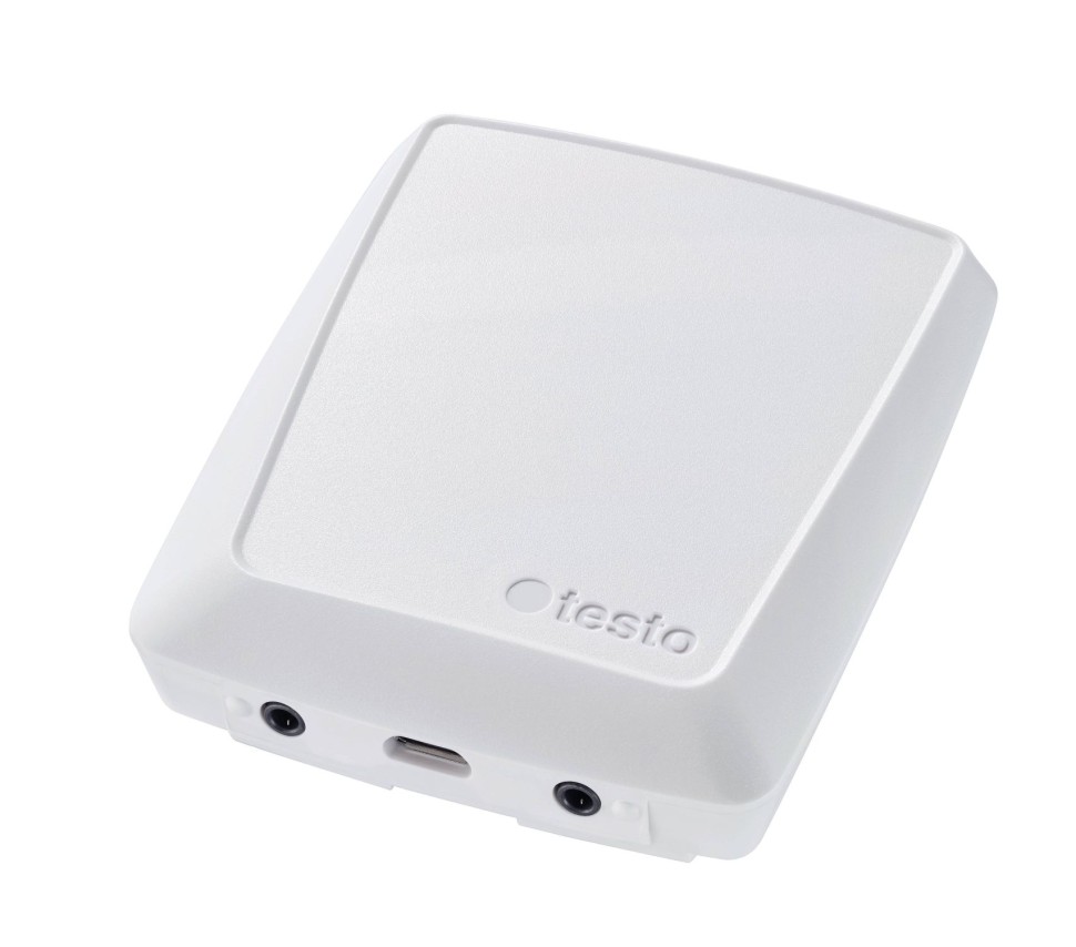 testo 160 E - WiFi-логгер данных с 2-я разъемами для подключения зондов измерения температуры и влажности, освещённости или освещённости и УФ-излучения