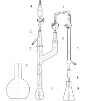 Комплект стекла для определения азота в жидкости, эскиз 1-96