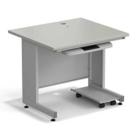 Стол компьютерный ЭКРОС 900х800х750 мм, раб. поверхность - ЛАМИНАТ СЕРЫЙ