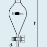 Воронка делительная DURAN Group 500 мл, коническая, NS29/32, с PTFE краном