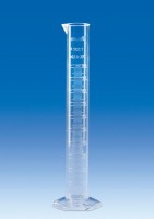 Цилиндр мерный VITLAB, 1000 мл, класс A, высокий, рельефная шкала, PMP