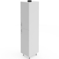 Односекционный шкаф для химических реактивов с вытяжным патрубком НВ-400 ШР-В (400×460×1820)