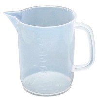 Стакан низкий 500 мл. с ручкой, с дел., п/п, LAMAPLAST