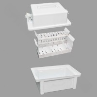 Укладка-контейнер для транспортировки пробирок и других малогабаритных изделий медицинского назначения УКТП-01 ЕЛАТ (вариант 1)