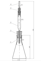 Набор для испытания на мышьяк, эскиз 1-125