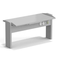 Стеллаж технологический островной ЭКРОС с одной полкой на 900