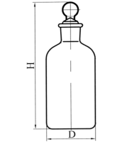 Склянка с пробкой ТС ГФ 6.451.420
