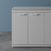 Тумба встраиваемая с дверками (высота 770) ЛК-600 ТД-В (ЛДСП)