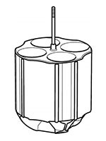 Адаптер для 4 конических пробирок на 50 мл, для ротора S-4x400, 2 шт/уп, Eppendorf