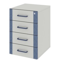 Тумба навесная с 4 ящиками ЛАБ-PRO ТЯ4 40.50.60