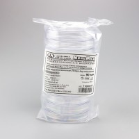 Чашка микробиологическая (Петри) полимерная Ø 90 мм стерильная двухсекционная по ТУ 32.50.50-033-29508133-2019, п/с, уп. 10 шт