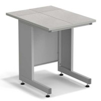 Стол пристенный ЭКРОС 600х800х750 мм, раб. поверхность - КЕРАМИКА с ПВХ кромкой