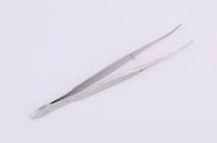 Пинцет хирургический изогнутый 100 мм, бранши 1,0 х 20 мм, Cvd, 1 шт., RWD Life Science, Китай