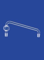 Насадка Lenz дистилляционная, с противопенным расширением, два керна NS19/26, 200 мм