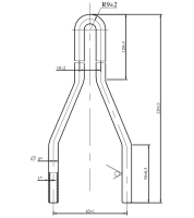 Трубка ГФ 8.627.045 КГА 2-1 (сжигательная)