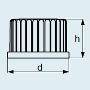 Крышка DURAN Group GL32, винтовая, с прокладкой из PTFE, красная, PBT