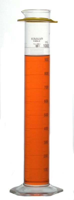 Цилиндр мерный Kimble 1000 мл, класс B, TC, стекло