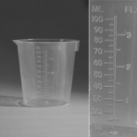 Стакан с носиком градуированный 100 мл., п/п., конический