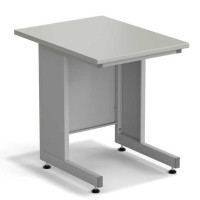 Стол пристенный ЭКРОС 600х800х750 мм, раб. поверхность - ЛАМИНАТ СЕРЫЙ