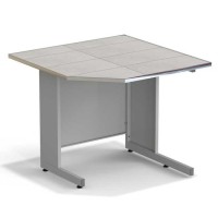 Стол угловой ЭКРОС 1100х1100х900 мм, раб. поверхность - КЕРАМИКА с НС бортиком